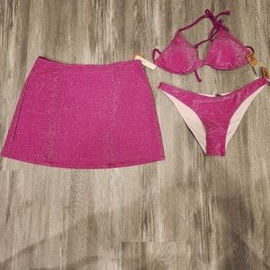 Victoria Secret Shimmer Swim Set